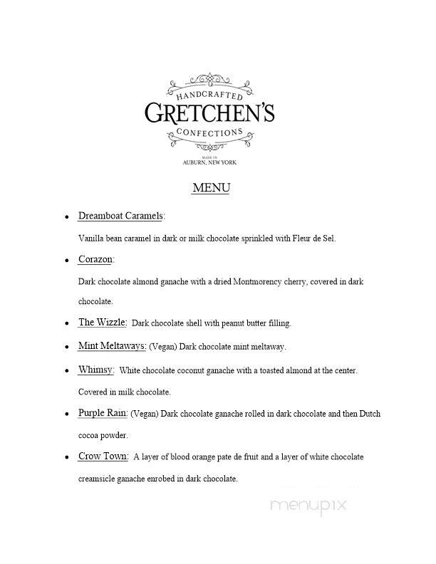 Gretchen's Confections - Auburn, NY