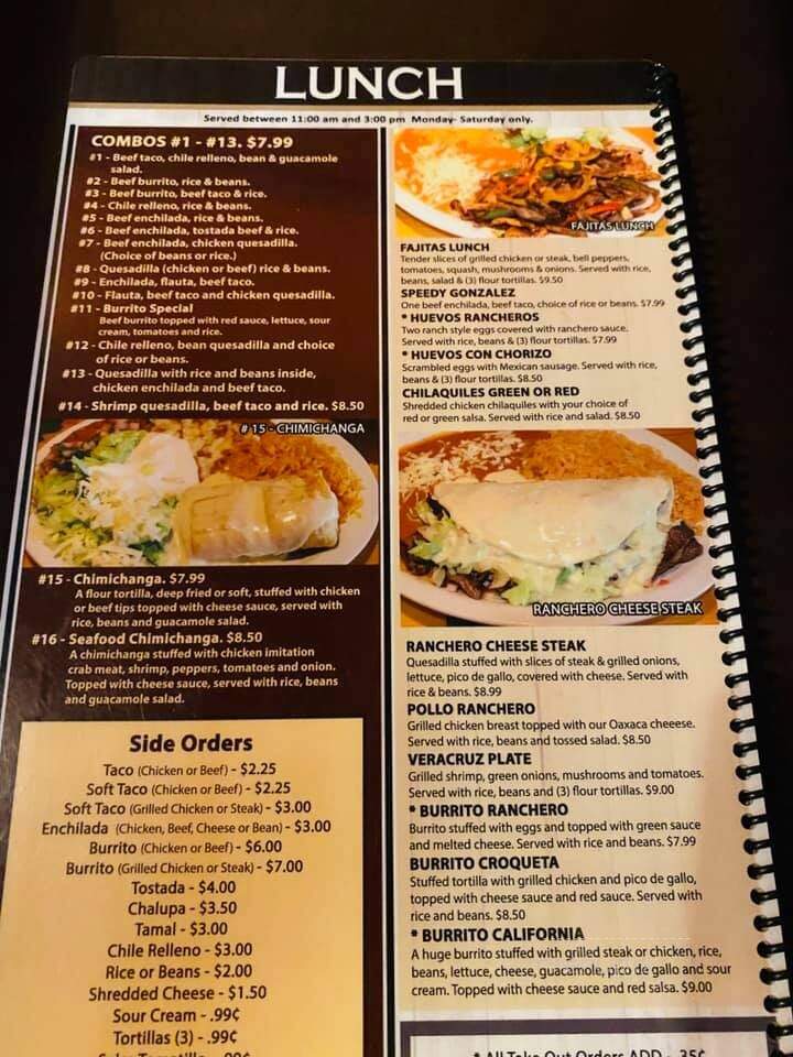 La Cantina of Brookings - Brookings, SD menu_pic