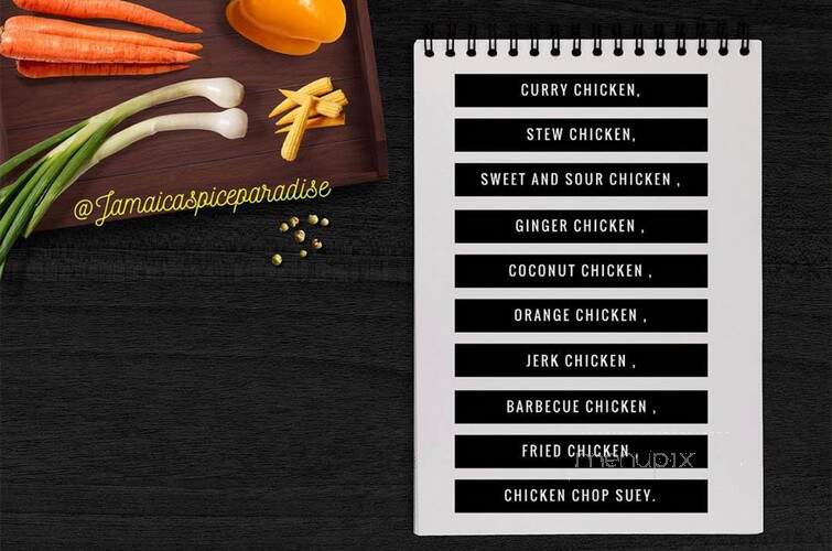 Jamaica Spice Paradise - Springfield, MA menu_pic