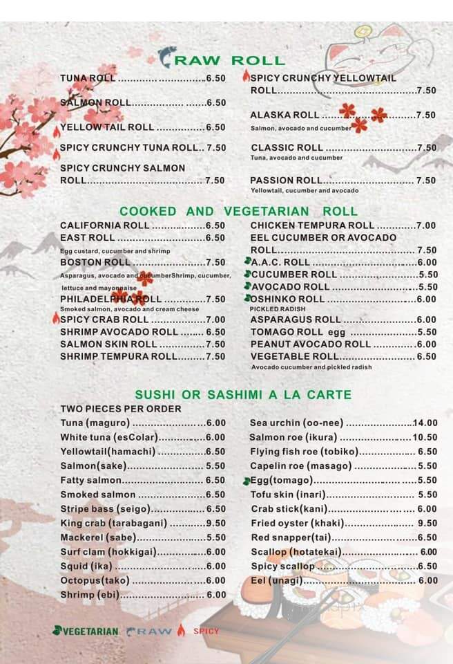 Kawa Sushi House - Dunnellon, FL menu_pic