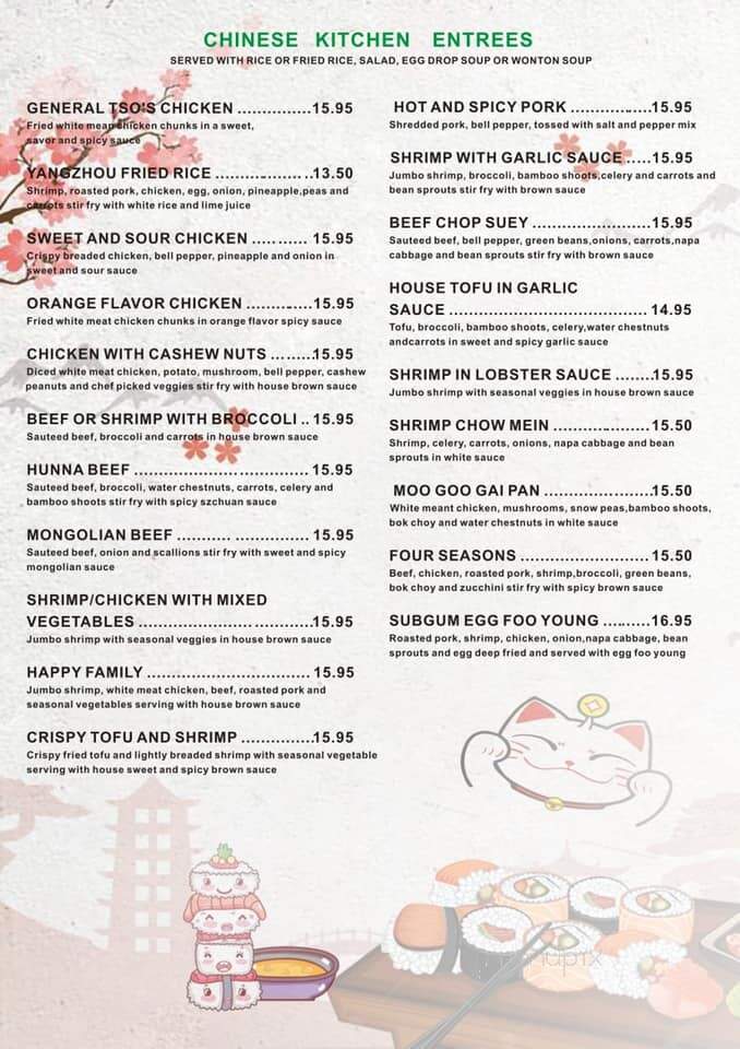 Kawa Sushi House - Dunnellon, FL menu_pic