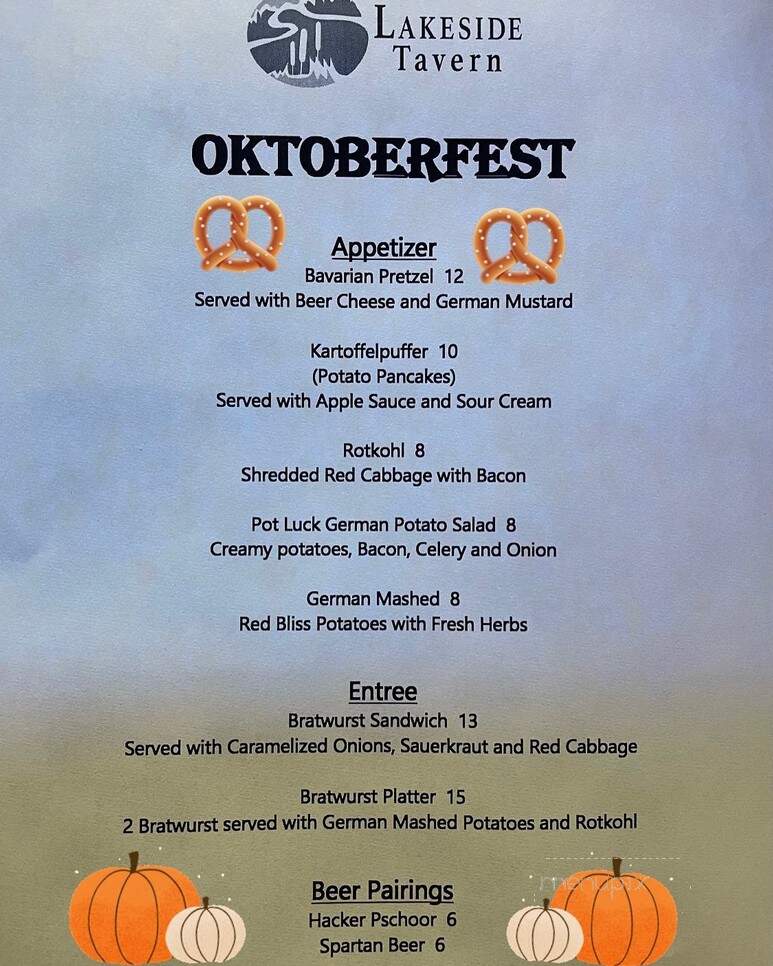 Lakeside Tavern - Budd Lake, NJ menu_pic