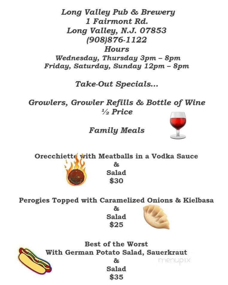 Lakeside Tavern - Budd Lake, NJ menu_pic