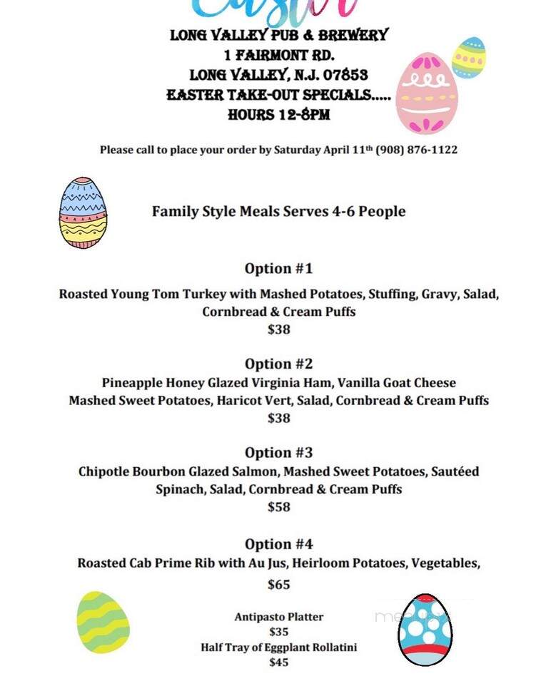 Lakeside Tavern - Budd Lake, NJ menu_pic