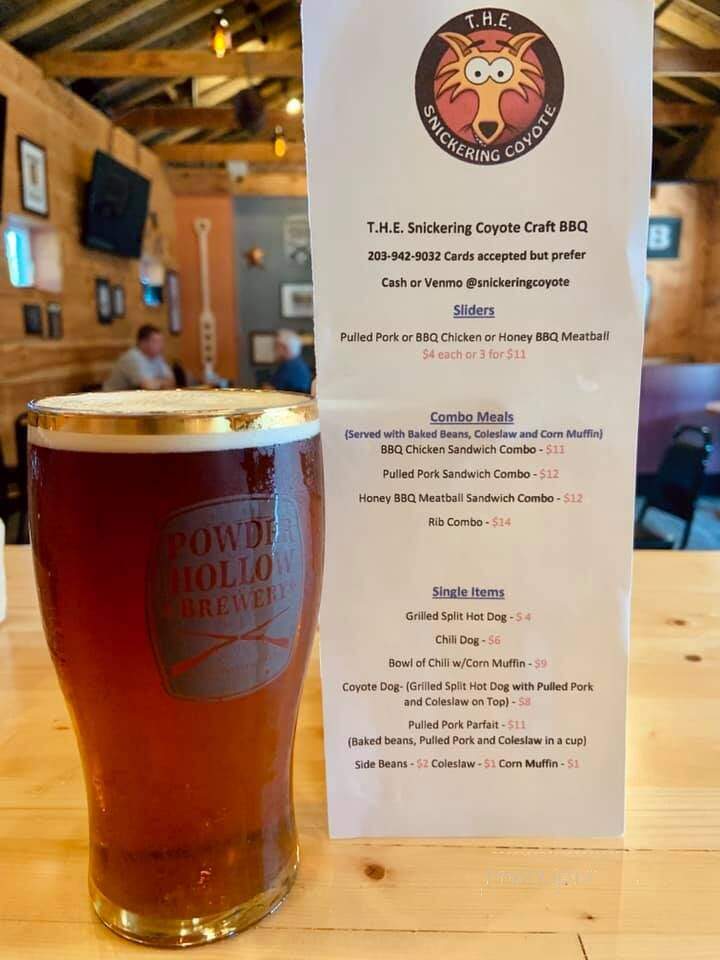 Powder Hollow Brewery - Middletown, CT menu_pic