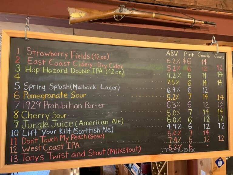 Powder Hollow Brewery - Middletown, CT menu_pic