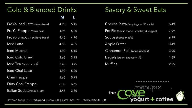 The Cove Yogurt Coffee - Little Rock, AR