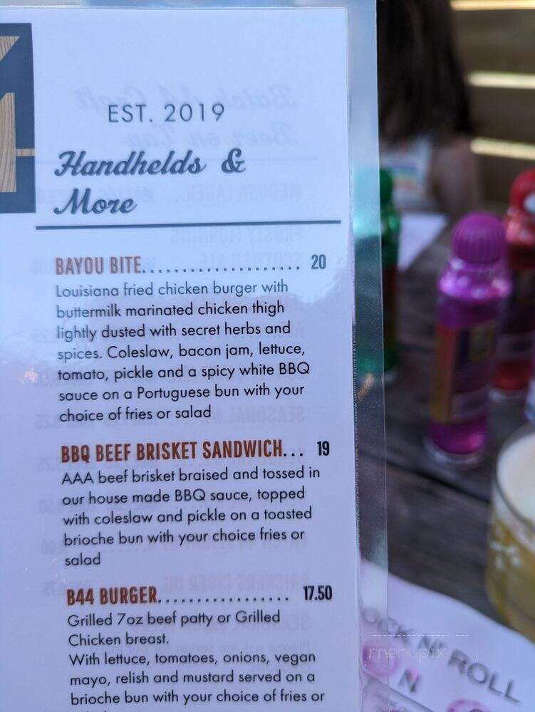 Batch 44 - Sechelt, BC menu_pic