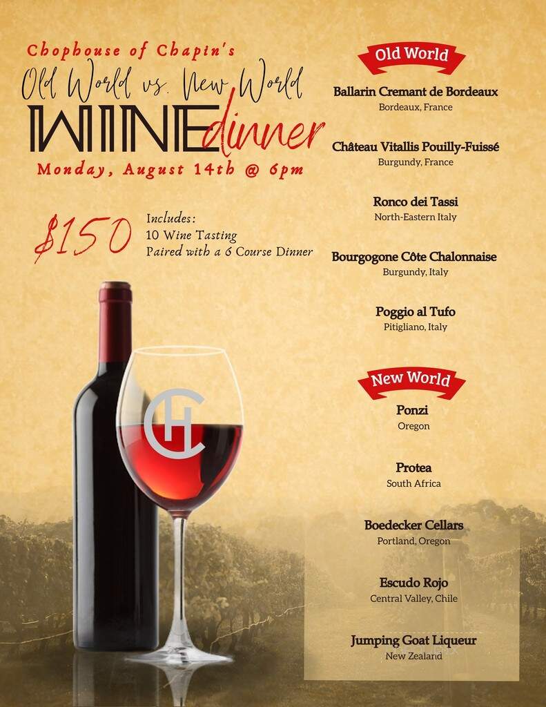 Chophouse Of Chapin - Chapin, SC menu_pic