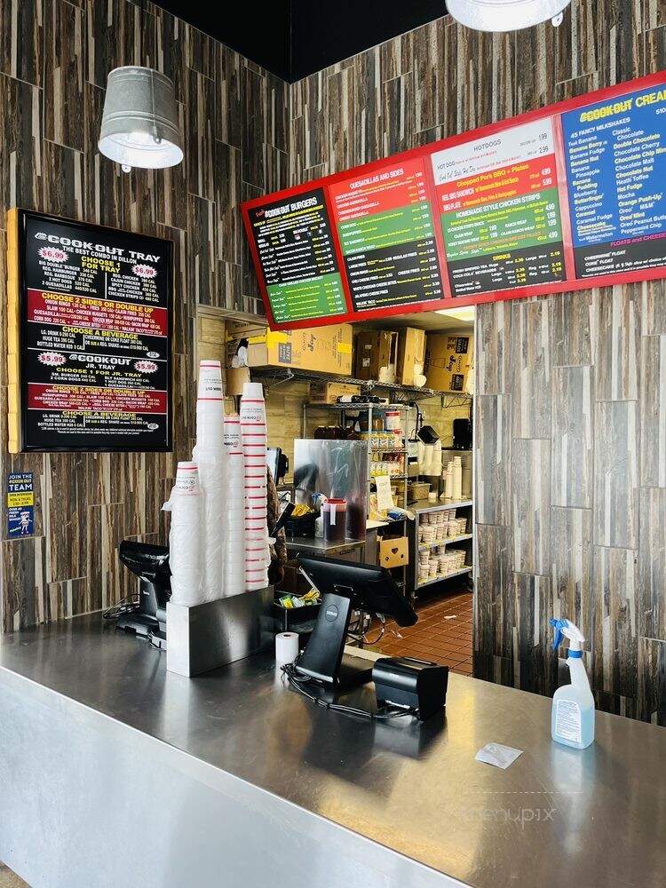 Cook Out - Dillon, SC menu_pic