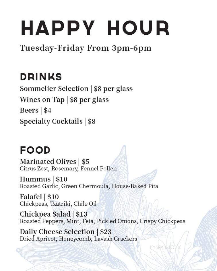 Anise - Dallas, TX menu_pic