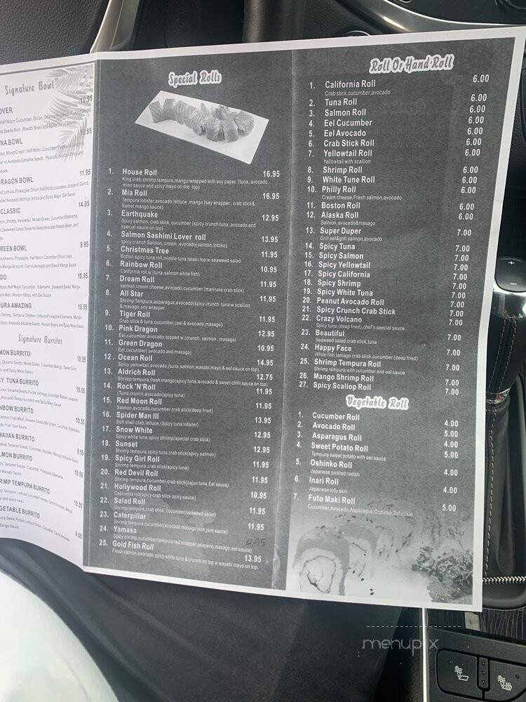 Poke Burritos - Howell Township, NJ menu_pic