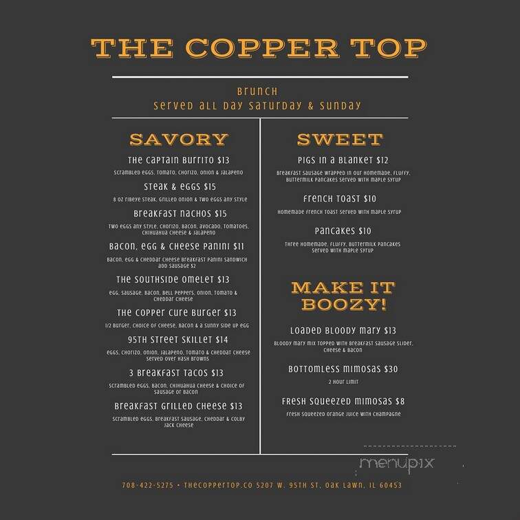 The Copper Top - Oak Lawn, IL