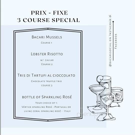 Bacari Social - Westbrook, CT menu_pic