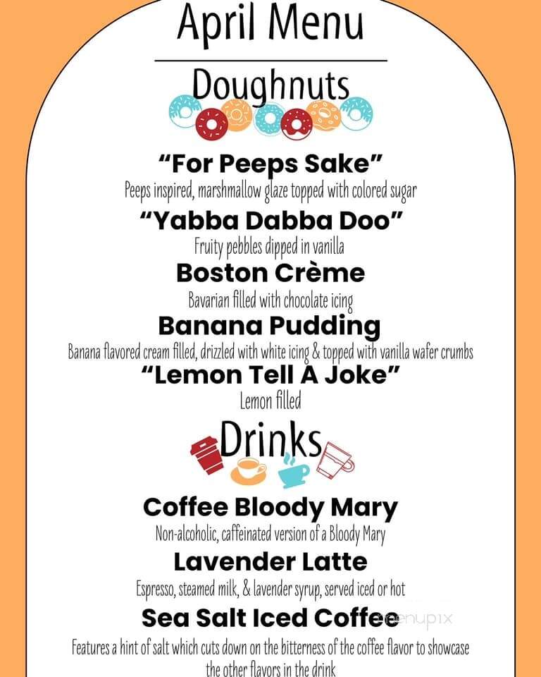 Hole Lotta Doughnuts - West Jefferson, NC menu_pic