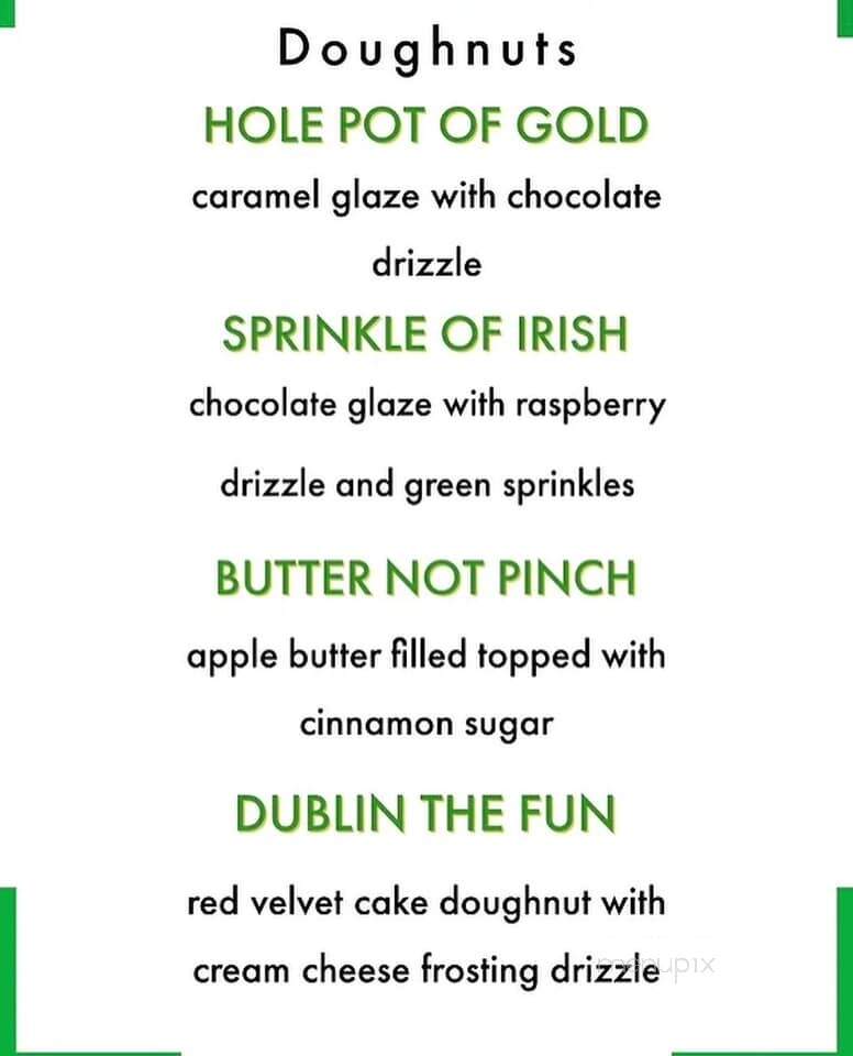 Hole Lotta Doughnuts - West Jefferson, NC menu_pic