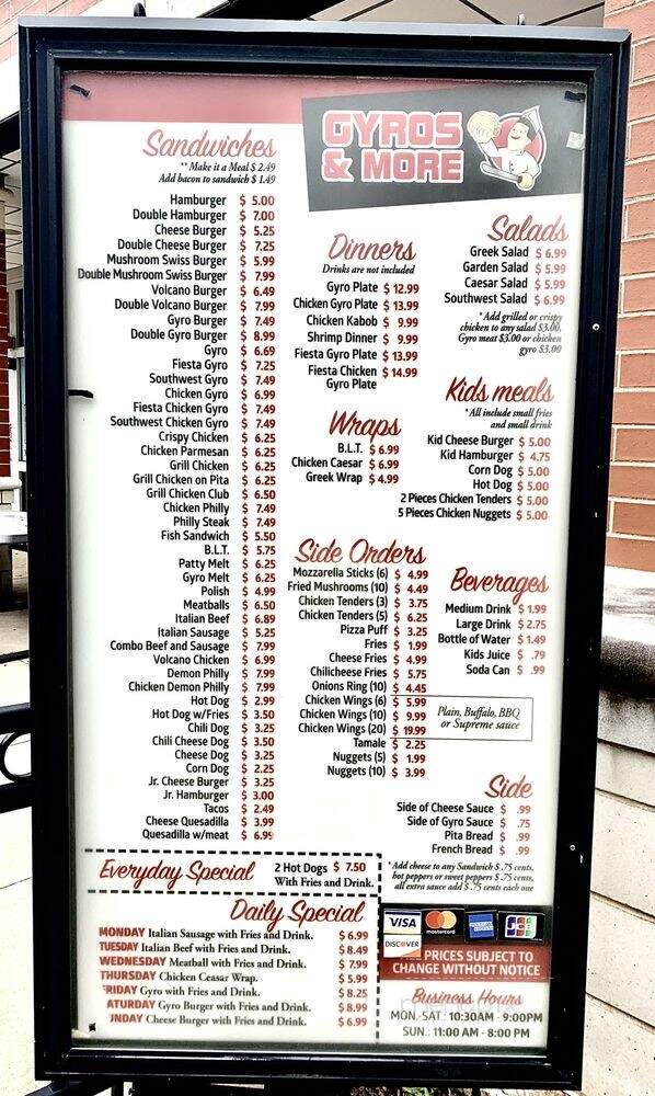 Gyros & more - West Chicago, IL menu_pic