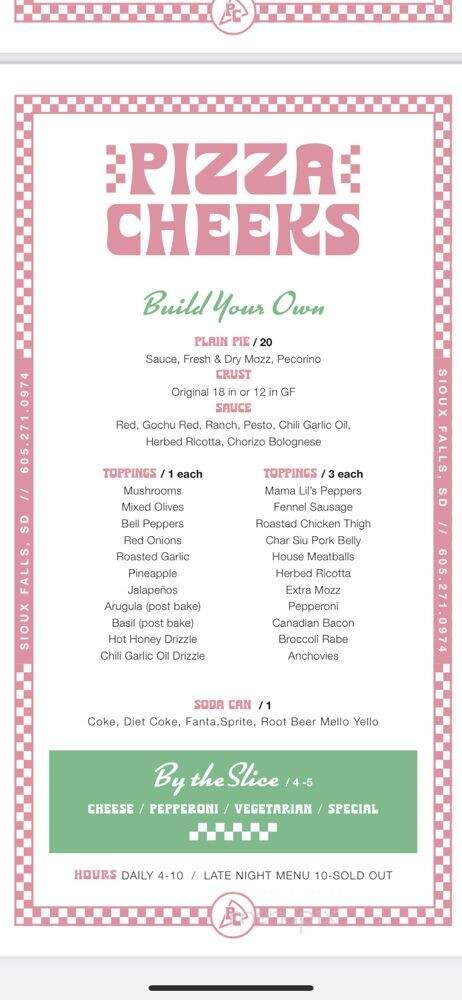 Pizza Cheeks - Sioux Falls, SD menu_pic