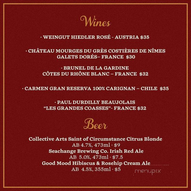Partake - Edmonton, AB menu_pic