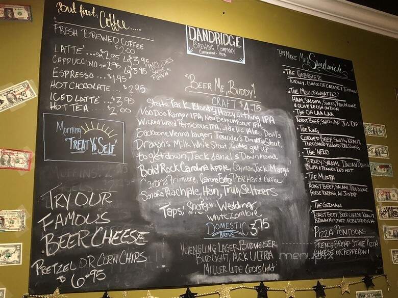 Dandridge Brewing Company - Dandridge, TN menu_pic
