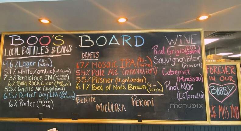 Iurato's Pizzeria - Asheville, NC menu_pic