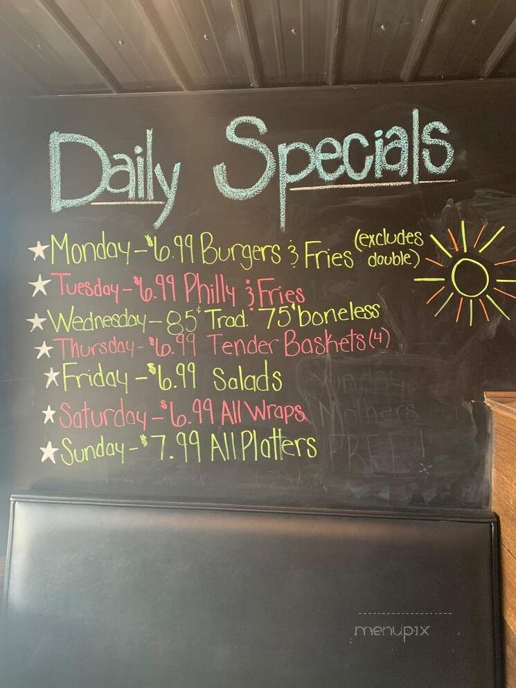 Jefferson's - Trenton, GA menu_pic
