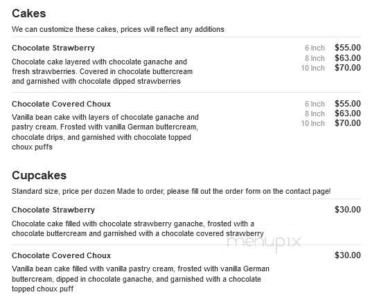 The Bubbly Tart - Omaha, NE menu_pic