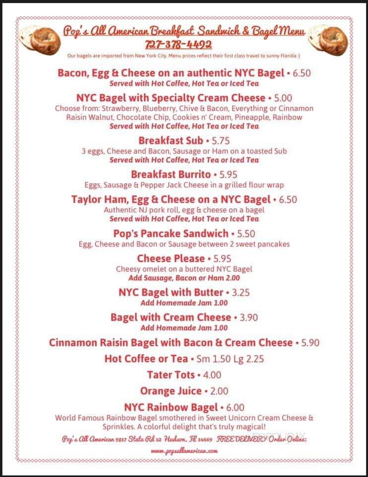 All American Cheesesteaks and Subs - Hudson, FL menu_pic