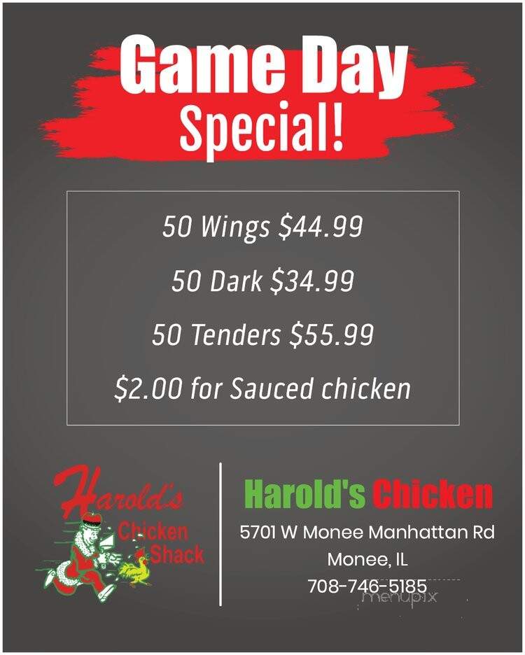 Harold's Chicken - Monee, IL