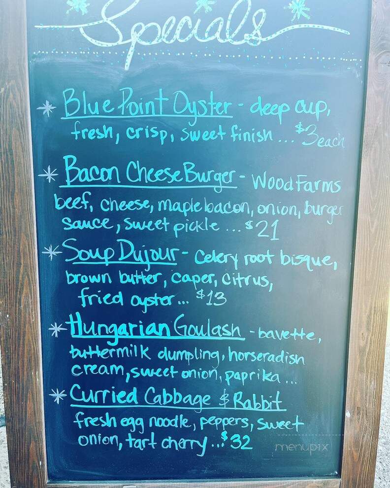 Chance Bar - Fort Wayne, IN menu_pic