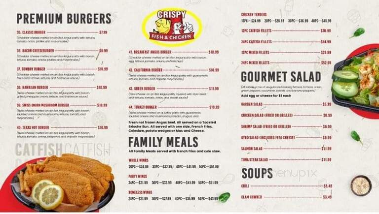 Crispy Fish & Chicken - Middletown, OH menu_pic