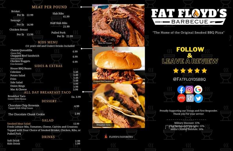 Fat Floyd's Smokehouse & Grill - Cleveland, TX