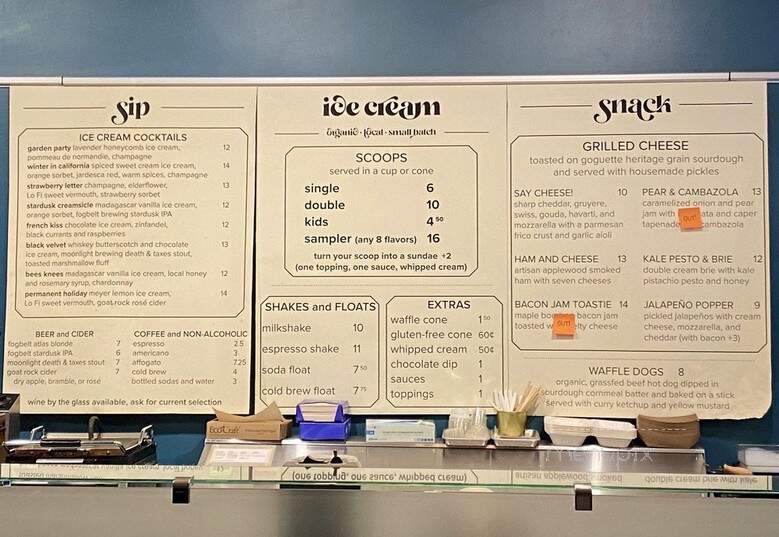 Nimble & Finn's - Santa Rosa, CA menu_pic