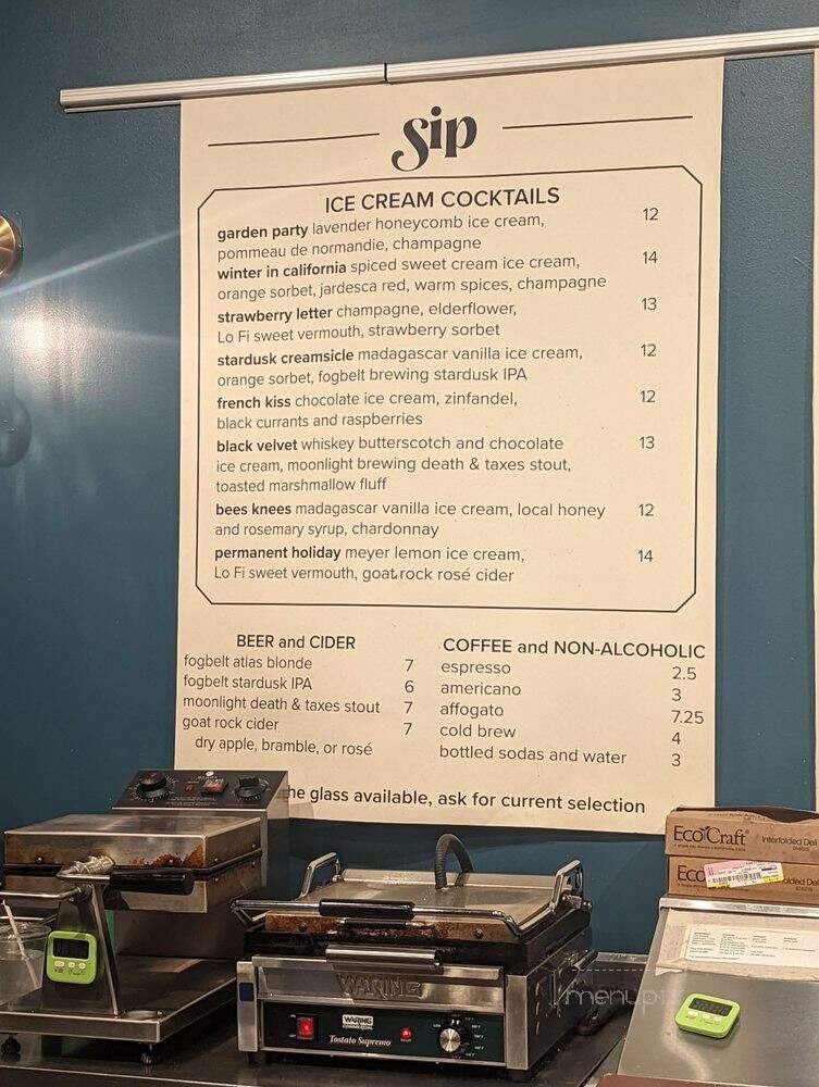 Nimble & Finn's - Santa Rosa, CA menu_pic