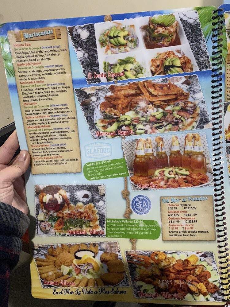 Vallarta Mexican Seafood & Grill - Louisville, KY menu_pic