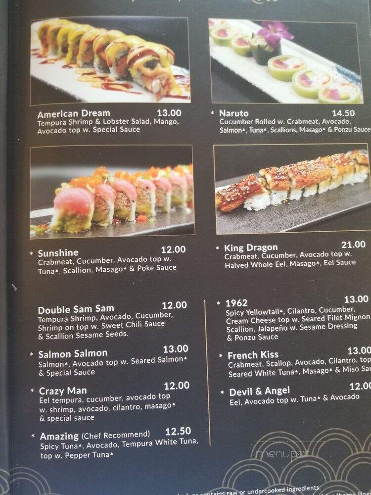 Kobe sushi and Teriyaki - Yakima, WA menu_pic