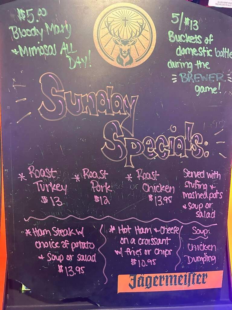 Tailgaters Bar & Grill - Caledonia, WI menu_pic