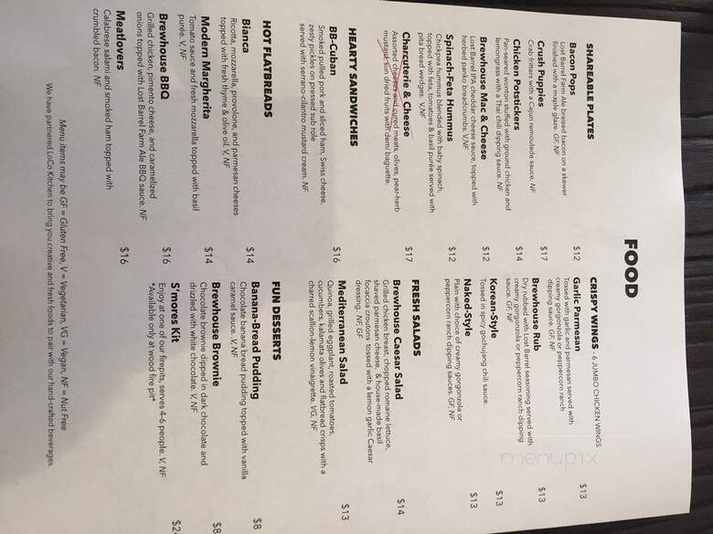 Lost Barrel Brewing - Middleburg, VA menu_pic