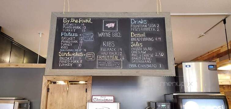 Wayne BBQ - Hannibal, MO menu_pic