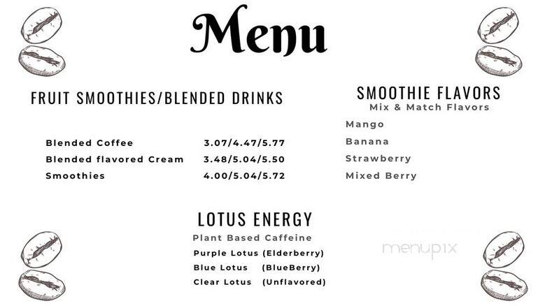 Munchies Coffee - Woodlake, CA menu_pic