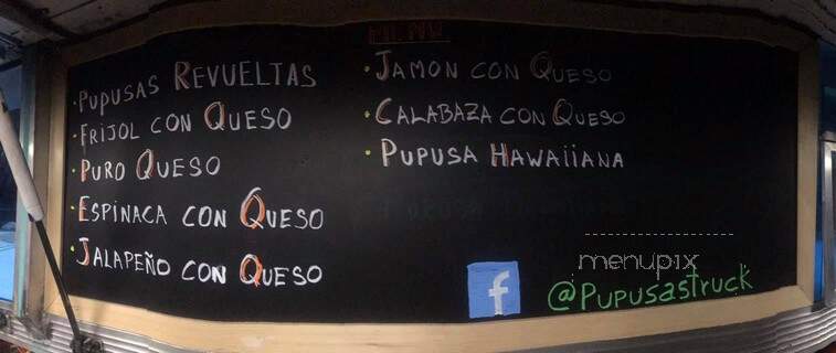 Pupusa's Truck - Medford, OR menu_pic