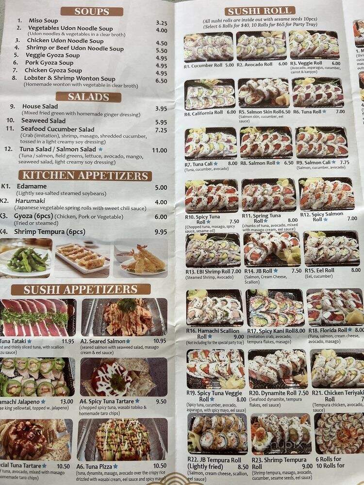 A&A Sushi - Boca Raton, FL menu_pic