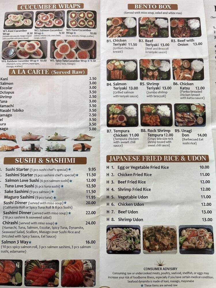 A&A Sushi - Boca Raton, FL menu_pic