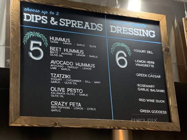 Urban Greek Kitchen - Shelton, CT menu_pic