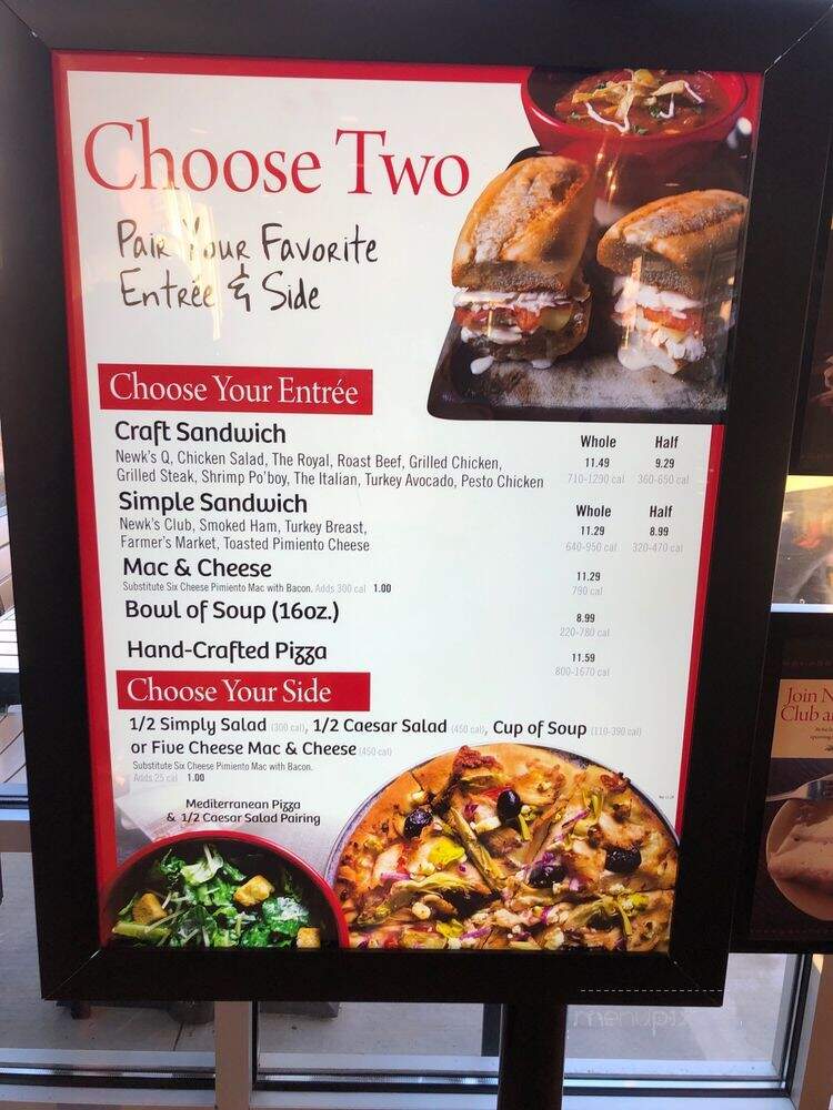 Newk's Eatery - Chattanooga, TN menu_pic