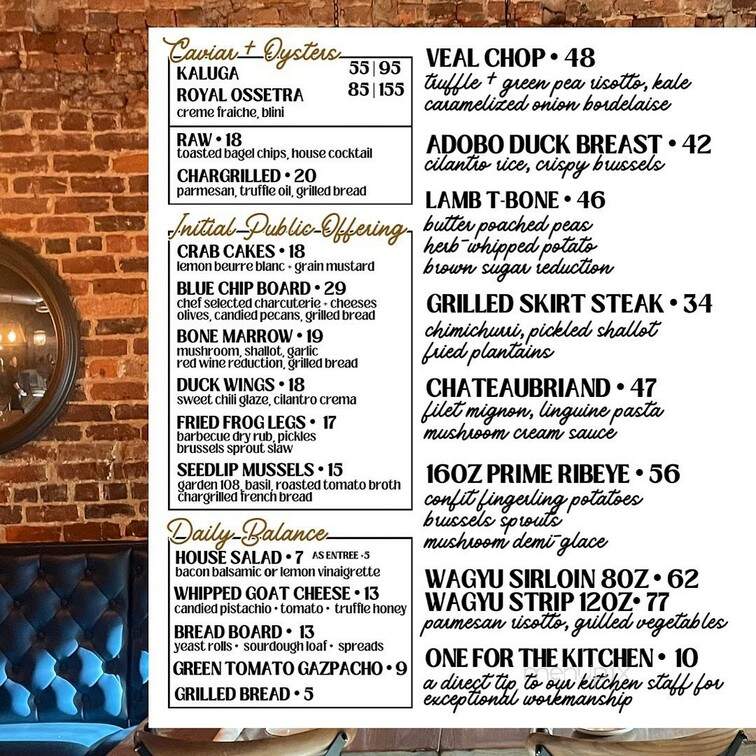 Stock Market Dueling Kitchens - Columbus, GA menu_pic