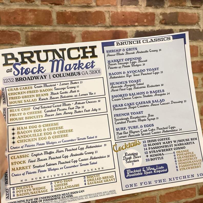 Stock Market Dueling Kitchens - Columbus, GA menu_pic