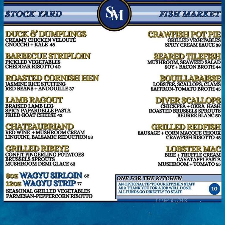 Stock Market Dueling Kitchens - Columbus, GA menu_pic