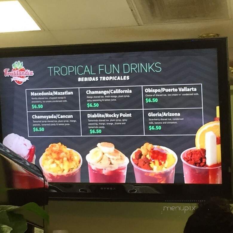 Frutilandia - Mesa, AZ menu_pic