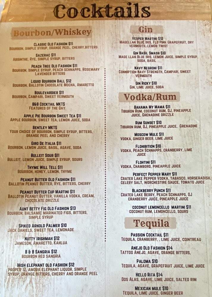 Brick & Barrel - Pittsburgh, PA menu_pic